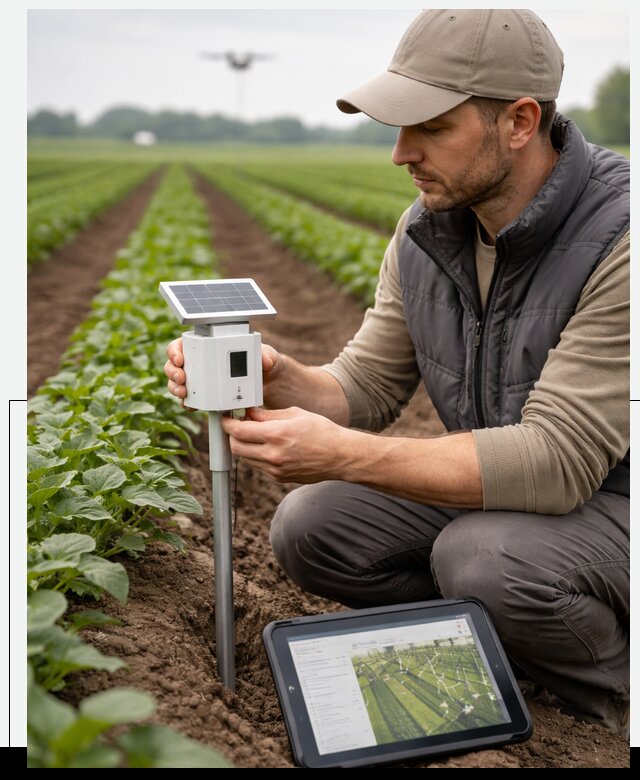 IoT мониторинг сельскохозяйственных полей и контроля в Улане-Удэ